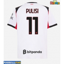 AC Milan Christian Pulisic #11 Auswärtstrikot 2025-26 Kurzarm